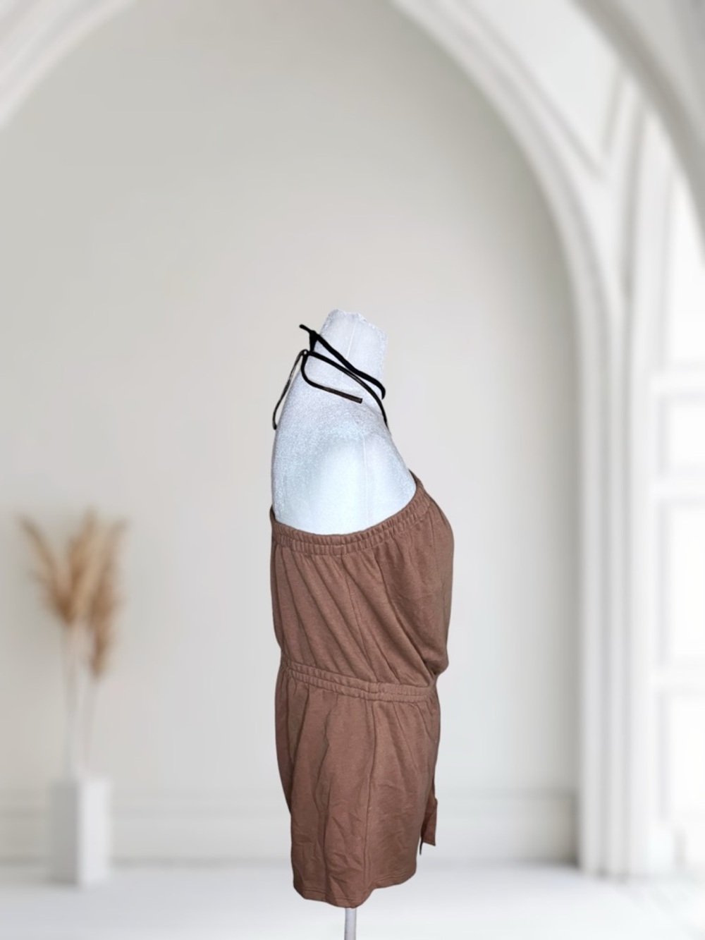 Bozzolo Brown Strapless Tube Top Romper Size Large - Picture 5 of 9